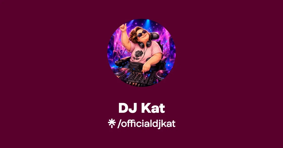 DJ Kat official branding banner